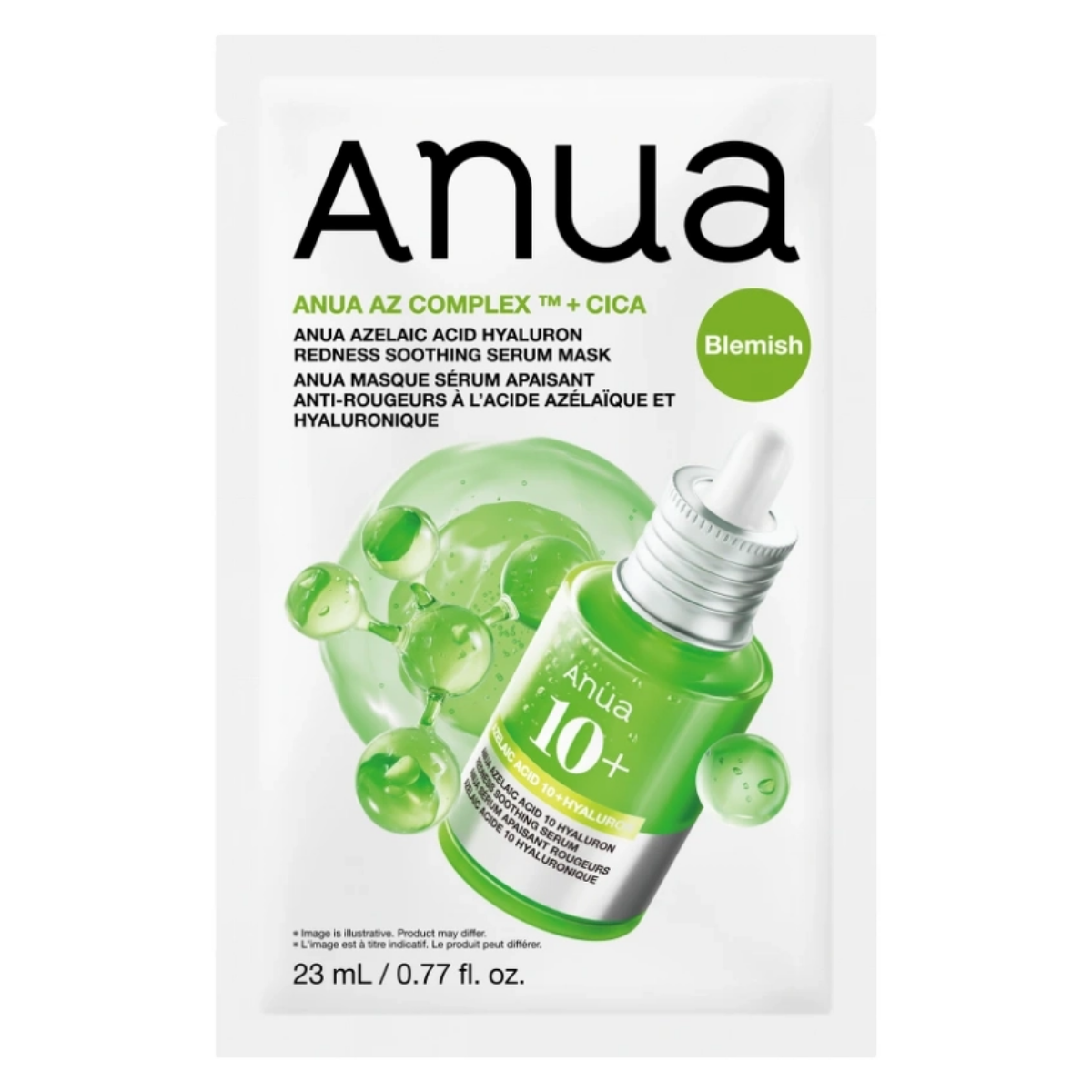 Azelaic Acid Hyaluron Redness Soothing Serum Mask, 1 sheet