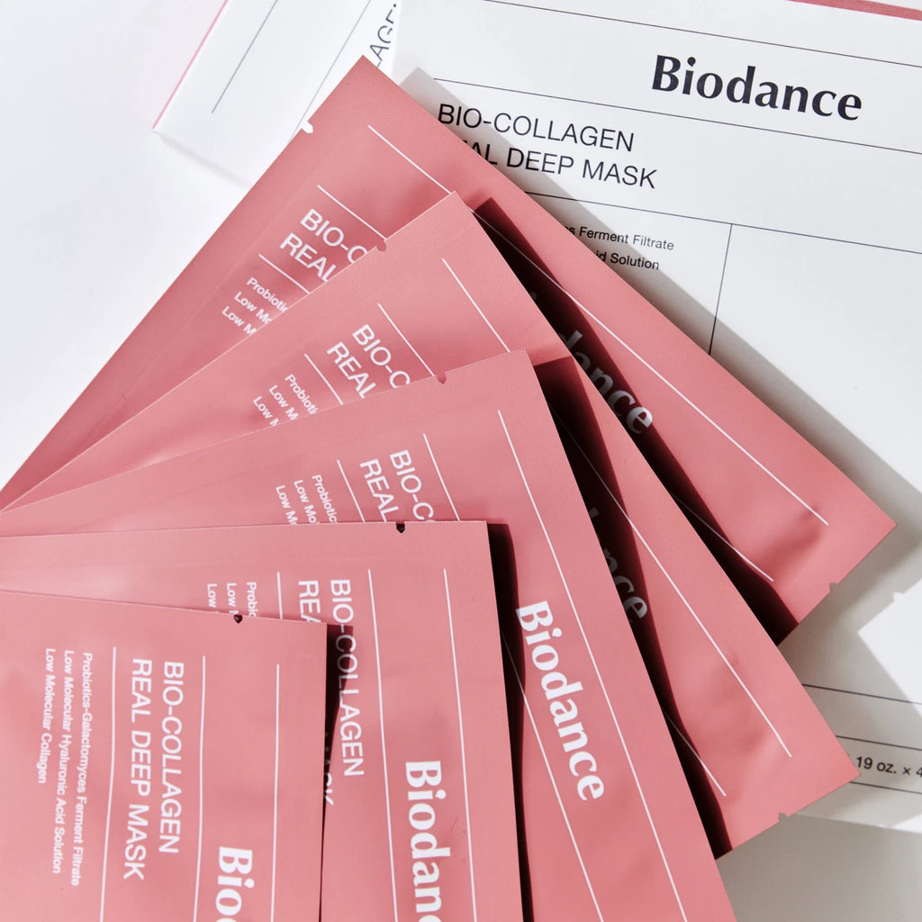 Bio Collagen-Real Deep Mask, 4 sheets