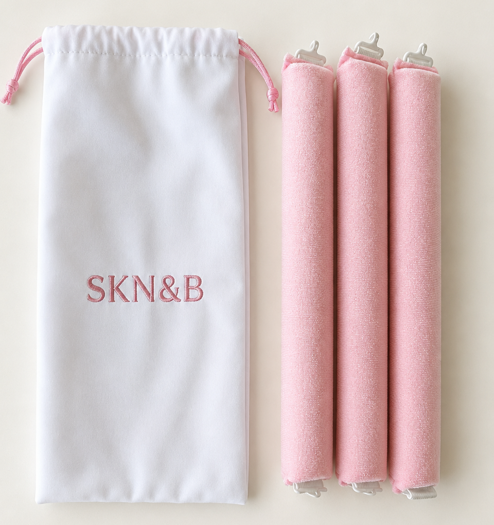 SKN&B Heatless Curling set