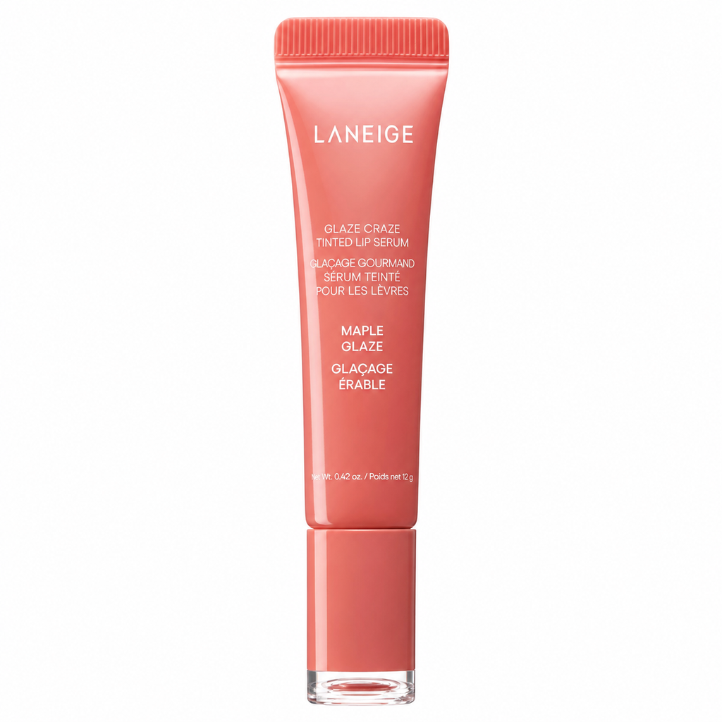 LANEIGE – Glaze Craze Tinted Lip Serum (Maple Glaze), 12g