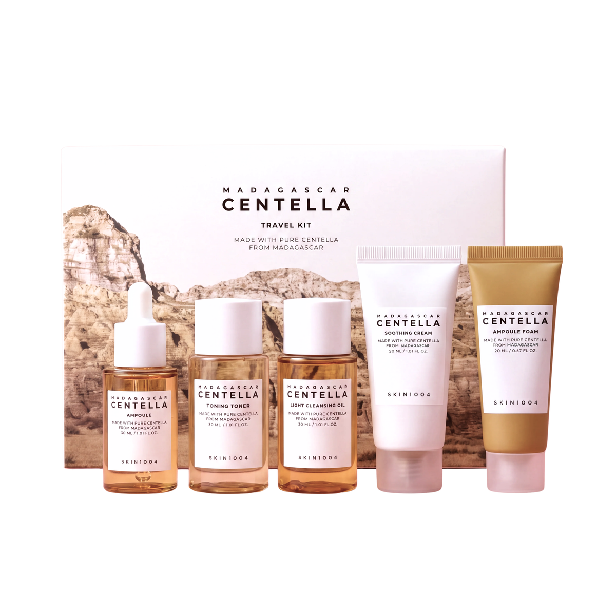 Madagascar Centella Travel Kit