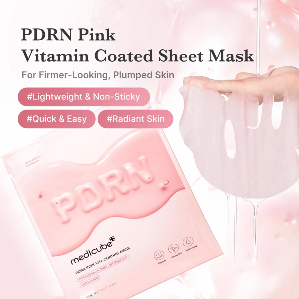 Medicube – PDRN Pink Vita Coating Mask, 22g, 1 piece
