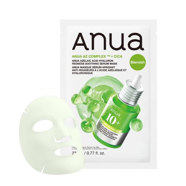 Azelaic Acid Hyaluron Redness Soothing Serum Mask, 1 sheet