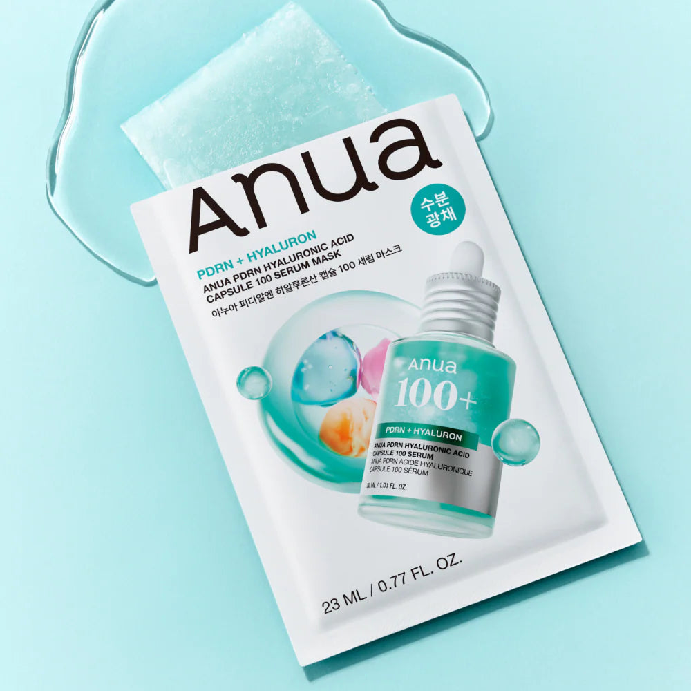 PDRN Hyaluronic Acid Capsule 100 Serum Mask, 1 sheet