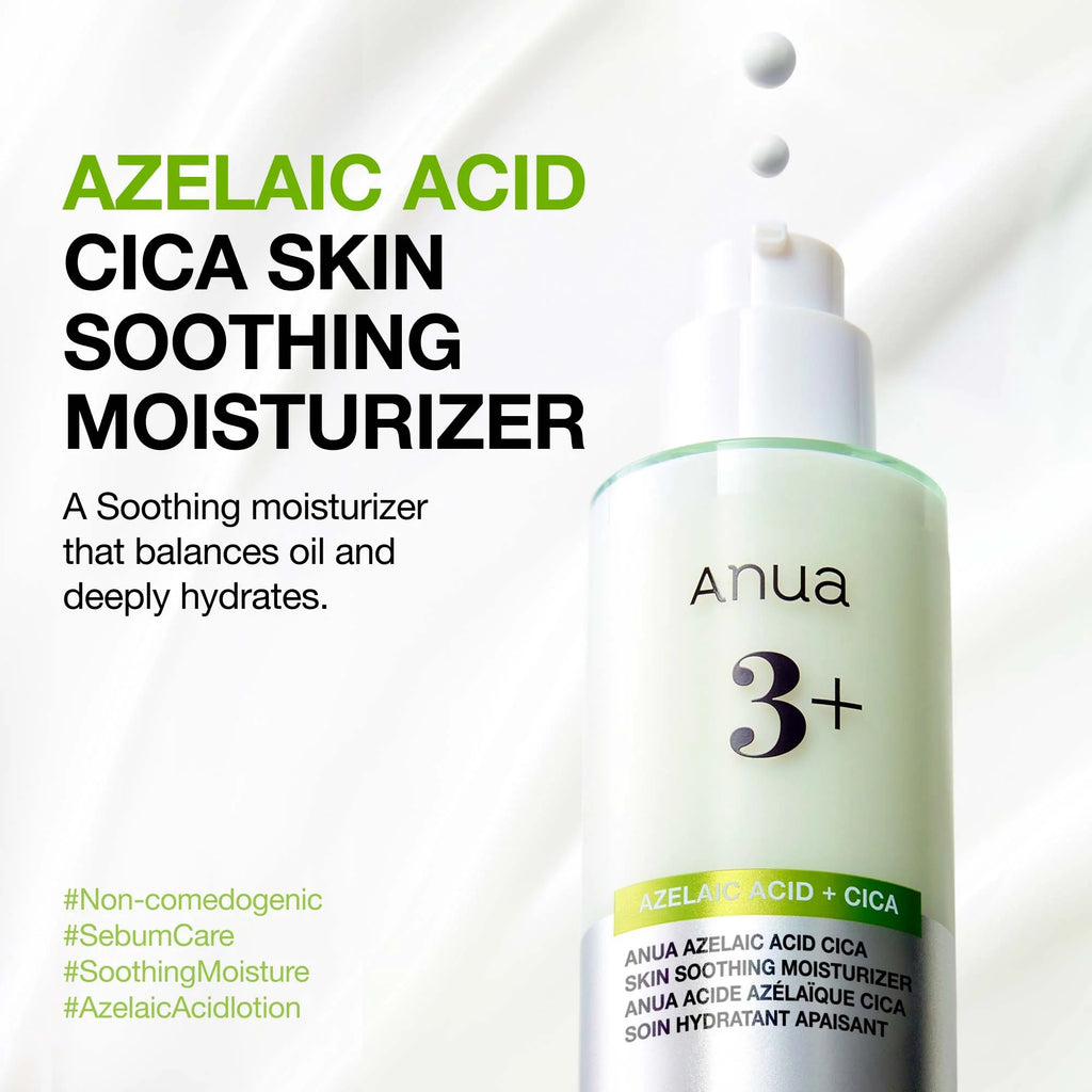 Azelaic Acid Cica Skin Soothing Moisturizer, 100ml