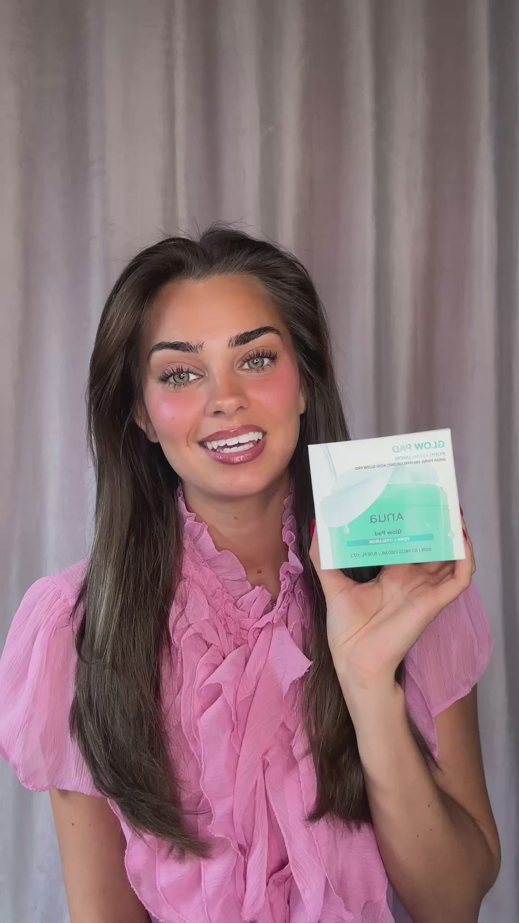 PDRN 100 Hyaluronic Acid Glow Pad, 60 discos