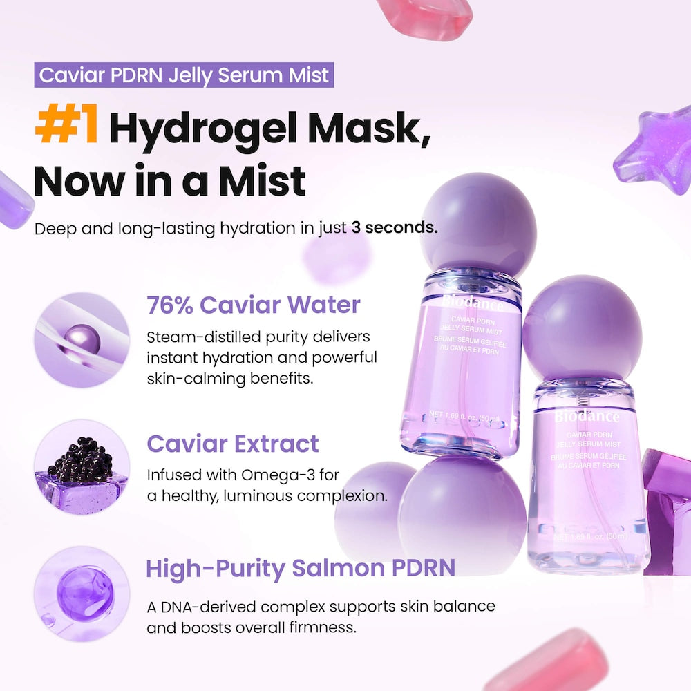 Biodance – Caviar PDRN Jelly Serum Mist, 50ml
